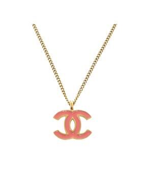 Chanel Cc Gold Plated Enamel Pendant #315572C52B